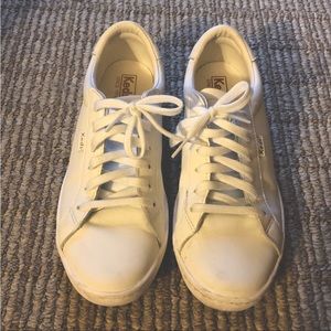 Keds white ace leather sneaker